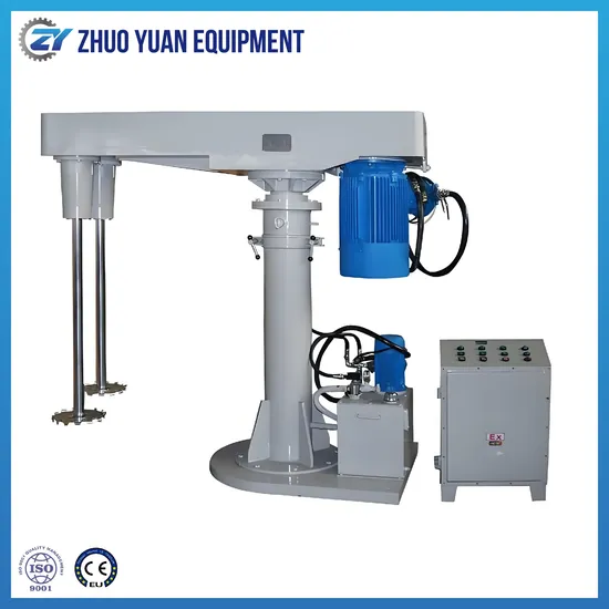 Disperser Mixer High Speed Dispersing Hydraulic Lifting System Fdg Paint Dissolver