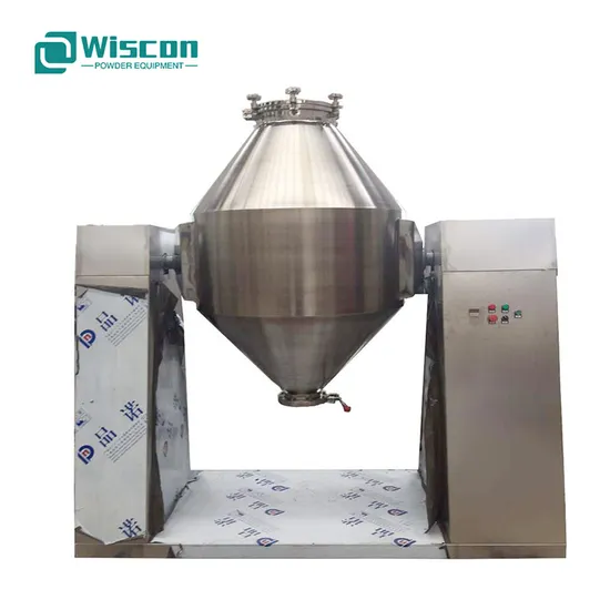 Masterbatch Detergent Granules Tumble Double Cone Mixer Blender Mixing Machine