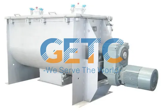 Cheese Tea Nutrition Mushroom Powder Single Double Shaft Substrate Horizontal Ribbon Mixer with Spraying 300 Liter 100 500 Kilo