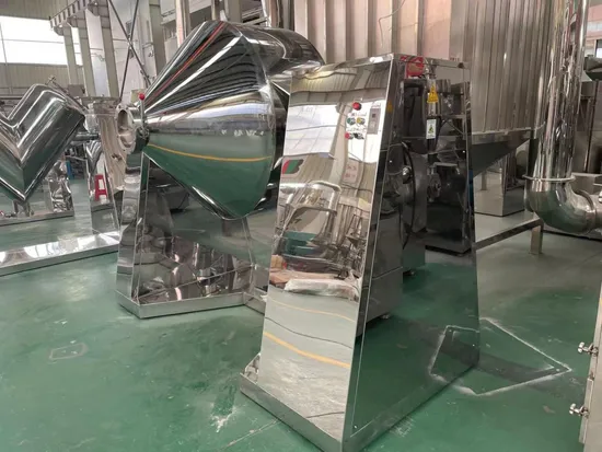 High Efficiency Pharmaceutical Powder Vacuum Double Cone Rotary Mixing Dryer Mixer