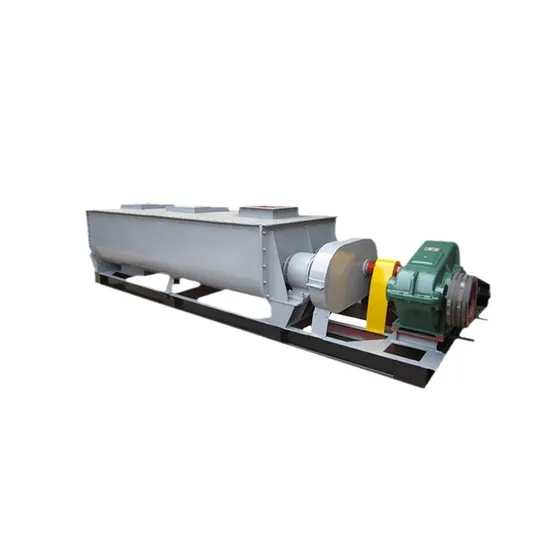Double Shaft Dust Humidification Mixer Crusher