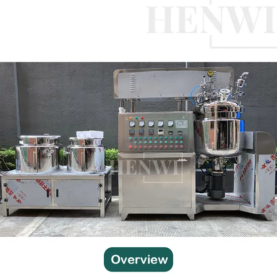 Electric Heating Vacuum Emulsifying Mixer with High-Speed Homogenizer Stable Emulsion Production