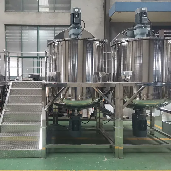 Liquid Soap Cosmetic Mixing Equipment Detergent Manufacturing Plant Making Machine Reactor Chemical Equipment Machinery 1000L High Shear Mixer Pressure Tank