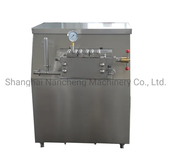 Food Sanitary 2500L/H Coconut Oil Homogeniser Machine