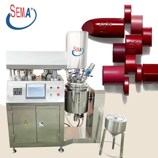 Factori Direct Cosmetic Mixer Lotion Cream Mayonnaise Mixer Vacuum Homogenizer Emulsifier