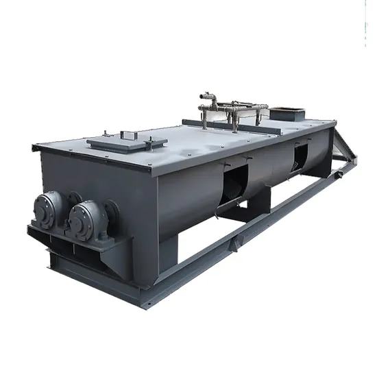 Horizontal Fly Ash Humidifier Mixer Used for Thermal Power Plants