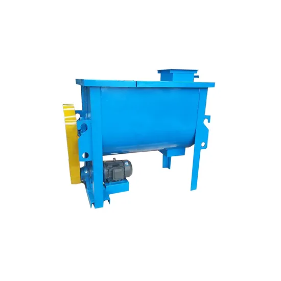 Commercial High Quality Poultry Fertilizer Feed Horizontal Mixer Machine