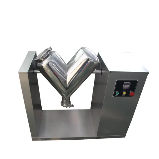 High Quality Stainless Steel Industrial Powder Mixer V Shape Dry Powder Mixing Machine Blender Mixing Equipment