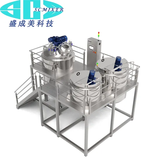 Scmixer CE Certification Cosmetic Production Equipment Manufacturer Supplies High-Quality Vacuum Homogenizing Emulsifier Mixer Machine