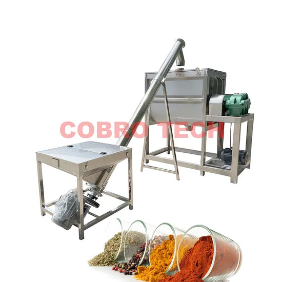Animal Feed Ribbon Mixer System for Detergent