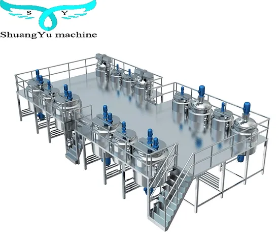 Vacuum Emulsifying Mixer Homogenizer Machine for Different Paste Cream Product