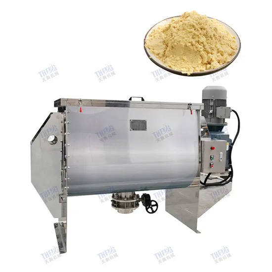 Horizontal Ribbon Salt Sugar Pepper Food Powder Stirring Mixer