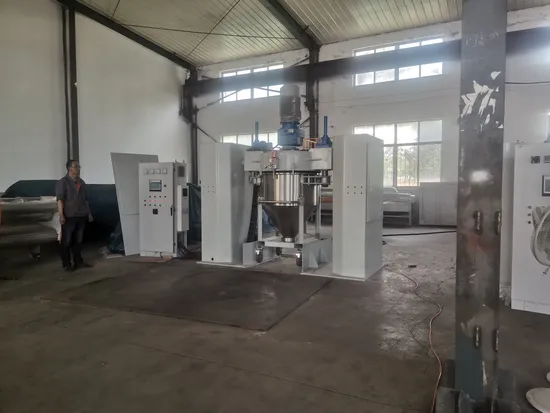 Automatic Container Mixer for Powder Paint Production