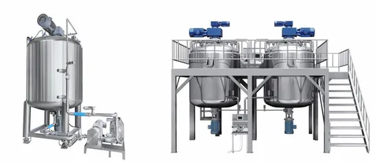 200L GMP Factory Vacuum Homogenizer Cosmetic Chemical Emulsifiant Pour Creme Cosmetique Mixer