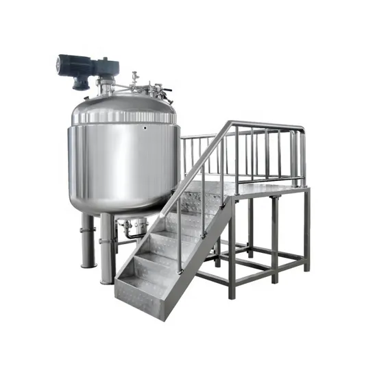 Automatic Manufacture Vacuum Equipment Emulsifying Homogenizer Mixer Machine