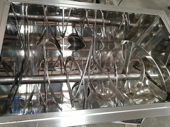 Horizontal Ribbon Blender Cocoa Powder Mixer