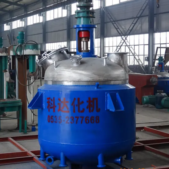 SUS316L Stainless Steel Jacket Heating Reactor Jacketed Mixing Vessel