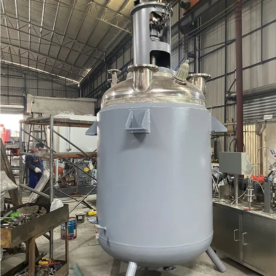 Unsaturated Resin Production Equipment Stainless Steel Heating and Cooling Reactor for Tire Repair Rubber
