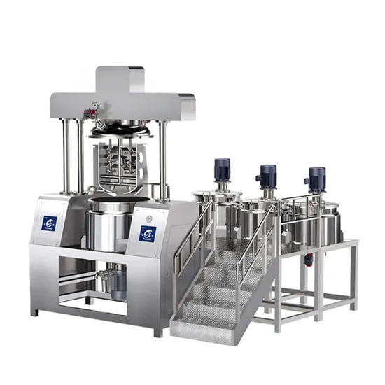 Toothpaste Making Machine Mixer Cosmetic Cream Vacuum Emulsifying Mixer