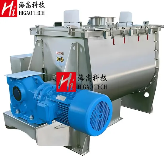 Economical Electronic Powder Blender Ribbon Mixer with Liquid/Oil Spraying Function