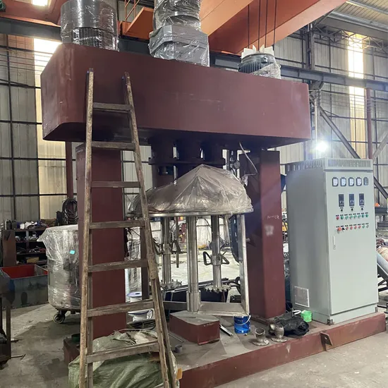 Vacuum Mixer Battery Aluminum Silicone Sealant Making Machine Double Planetary Vacuum Mixer