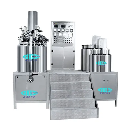 Small Size Homogenization Machine Small Vacuum Homogenization Machine Cosmetic Mixer Soap Making Machine
