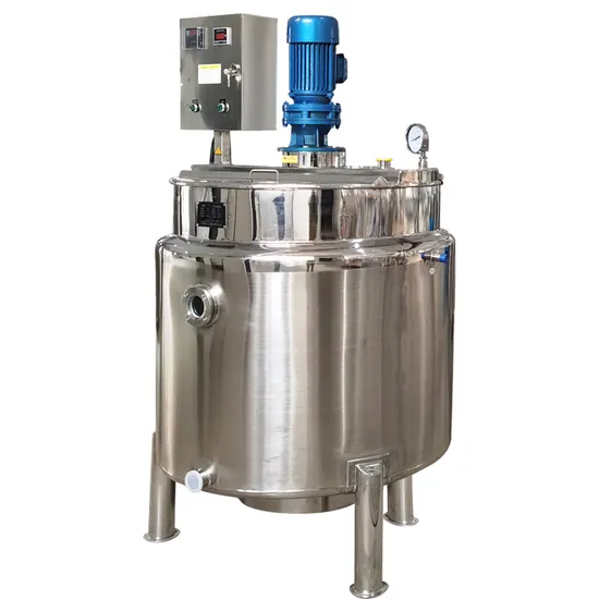 Korean Alcohol Processing Stainless Steel 1000L Low Speed Mixing Tank
