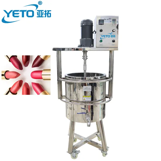 Lipstick Production Making Machine Lip Balm Gloss Electric Heating Dissolving Melting Tank Deodorant Stick Wax Vaseline Mixing Machine