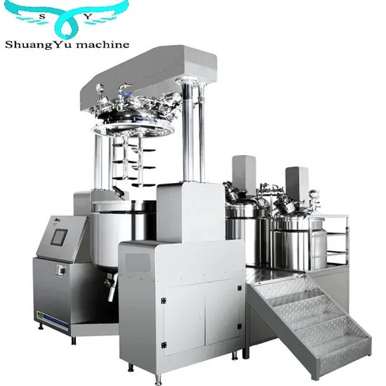 Toothpaste Making Machine Shampoo Making Machine Price Vacuum Homogenizer Mixer Machine