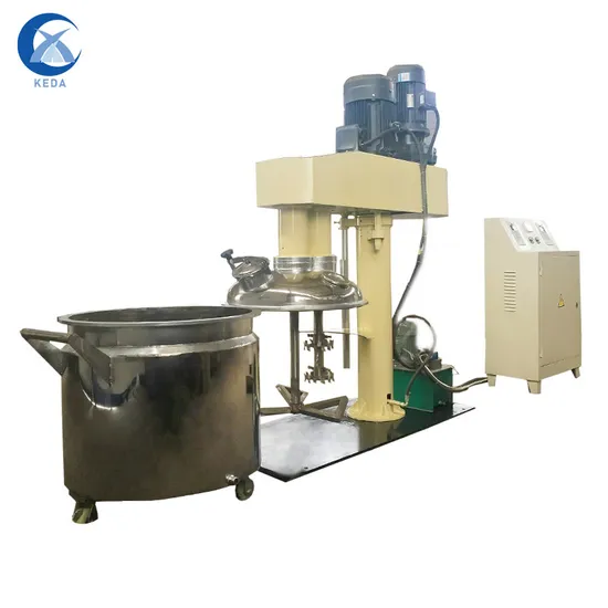 Double Shaft High Speed Disperser Machine for High Viscosity Material