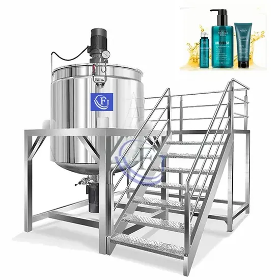 Hair Oil Products Making Machine Hair Conditioner Mixing Tank Shampoo Mixer