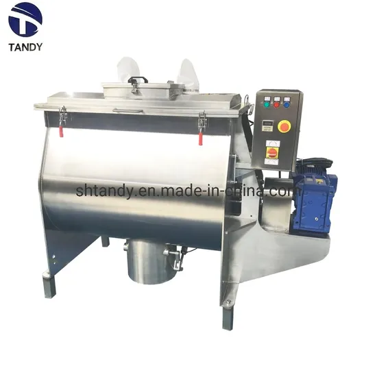 Horizontal Orgainc Curry Powder Single Shaft Paddle Blender Machine