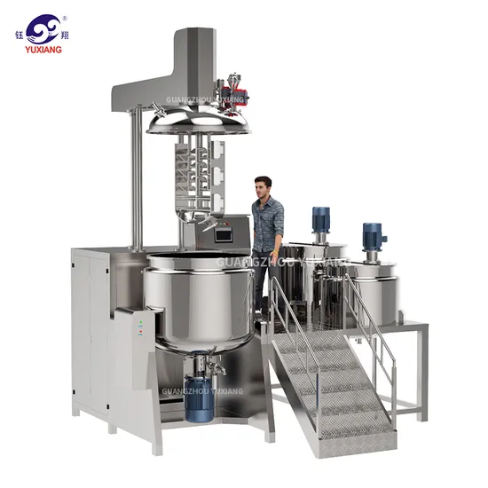 Vacuum Homogenizing Emulsifying Machine Electric Heating Laundry Liquid Detergent Homogenizing Vacuum Reaction Tank