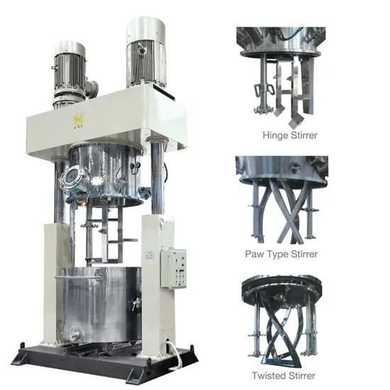 Silicone Case Double Planetary Mixer