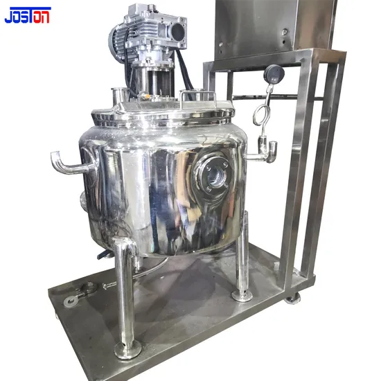 Move Top Jacketed Magnetic Mixer Tank Industrial Mixing Tank