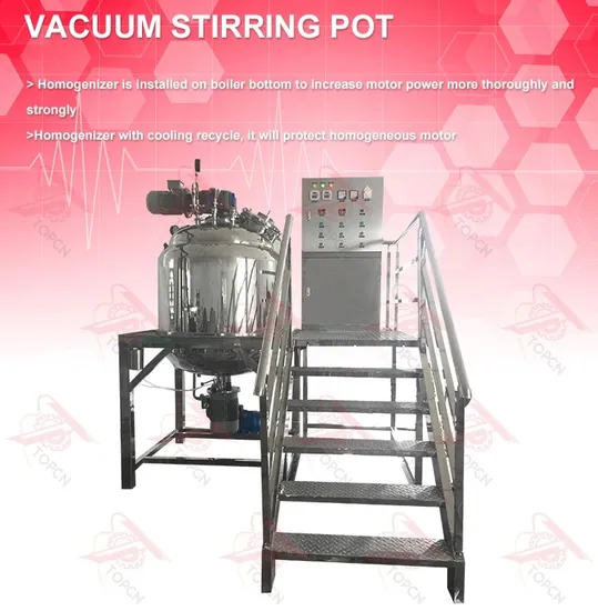 Price of Vacuum High Shear Emulsifier Emulsifying Homogenizer