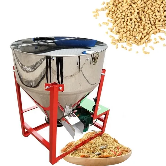 Stainless Steel Manual Animal Chiken Feed Pellet Drying Mixer Processing Machine Farm