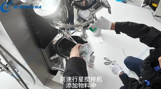 Double Planetary Power Dispersing Mixer for Lithium Battery Pilot Line