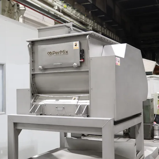 Factory Supply Automatic The Machine Twin Shaft Paddle Mixer Blender