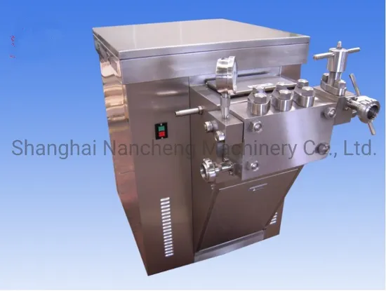 Industrial Use High Pressure 500L/H Juice Homogenizer