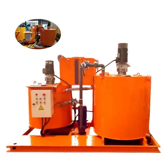 Electric Motor Diesel Engine Grout Mixer and Agitator for Grouting Engineering