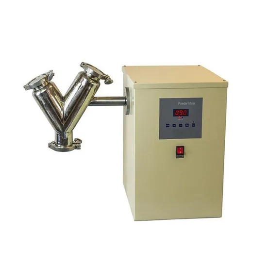 Lab Scale Rolling Mill with V-Shaped Mixing Tank for Separating and Combining Powder Granules