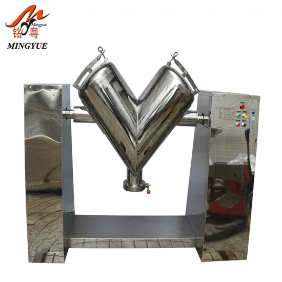 V-Mixer Lab Mixer Double Screw Type Mixing Machine for Dry Powder