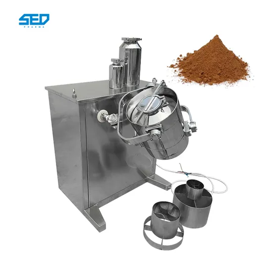 Stainless Steel 3D Chemical Blender Powder Mixer Mixing Machine with CE