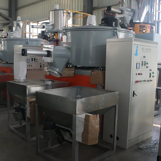 Large Capacity PVC Powder Color Calcium Powder Mixing Blending Machine Plastic Powder Heating Cooling Stirring Mixer Unit