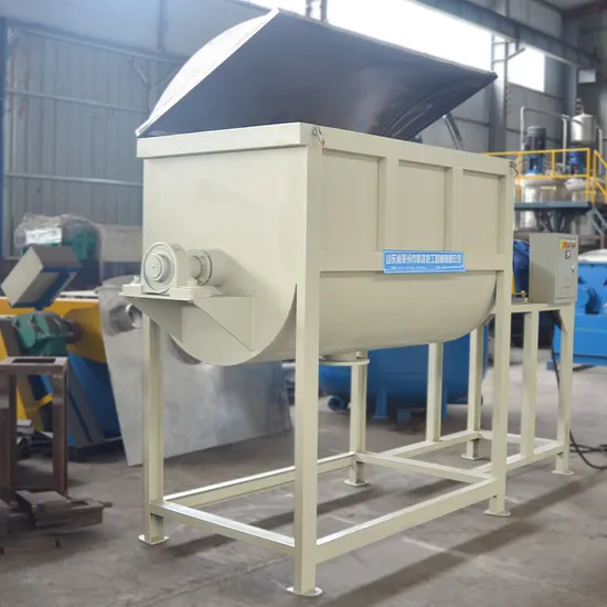 Washing Powder Mixing Machine Mushroom Substrate Mixer Screw Conveyer Dry Mortar Ribbon Blender