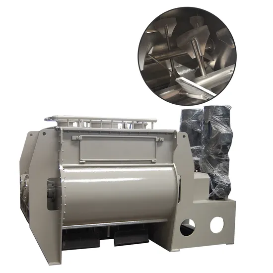Double Shaft Paddle Mixer Paddle Mixer Powder Paddle Mixer Double Shaft Mixer Double Paddle Mixer