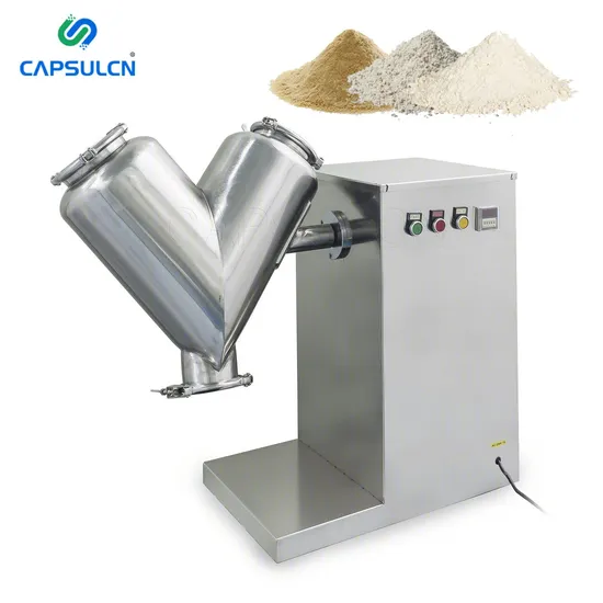 V 20 Type High Efficient Small V Shape Blender Machine