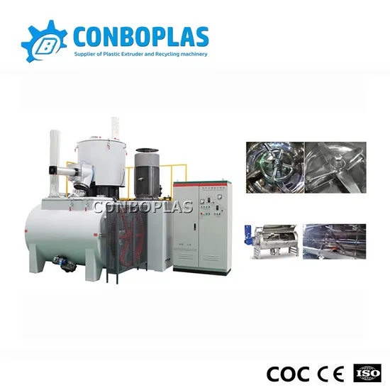 Wood Plastic Composite Mixer Machine High Speed Heating Cooling Mixer