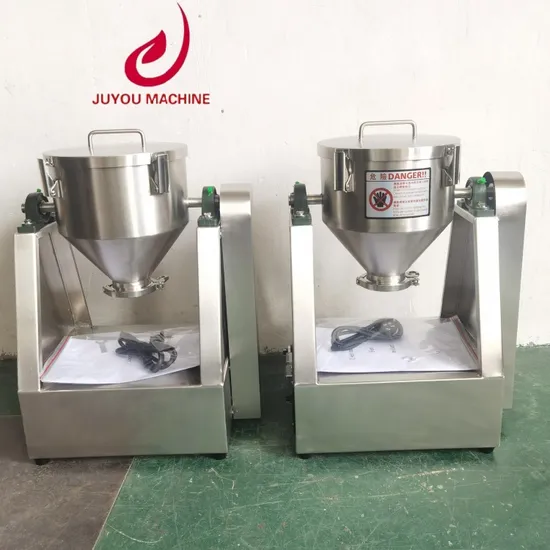 1kg 2kg 3 Kg 5kg 10kg 15kg Lab Dry Powder Mixer Rotary Small Detergent Powder Mixer Machine